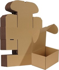 7x5x4 Inches Shipping Boxes Set of 25 – Brown Corrugated Cardboard Mailer