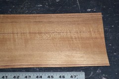 Teak Raw Wood Veneer Sheet 6 x 49 inches 1/42nd 35137-48