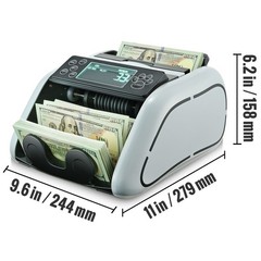 Advanced Bill Counter Machine with UV & MG Detection for Businesses