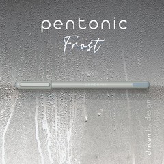 Pentonic Ballpoint Pens 10 Count Frosted Pale Gray Barrel with Black Ink 0.7 …