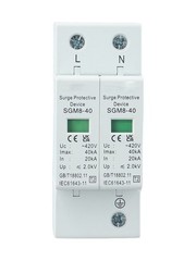 Long Service Life Surge Arrester with Stable Performance 2P 20KA40KA 420VAC