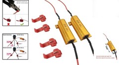 Prevent LED Hyper Flash with 50W Load Resistors – Compact & Easy Installation
