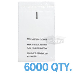 6000 9×12 Self Seal Suffocation Warning Clear Poly Bags 1.5 mil Free Shipping