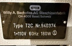 WAB Willy A. Bachofen T2C Heavy-Duty Turbula Shaker Mixer 110V 60Hz 180W