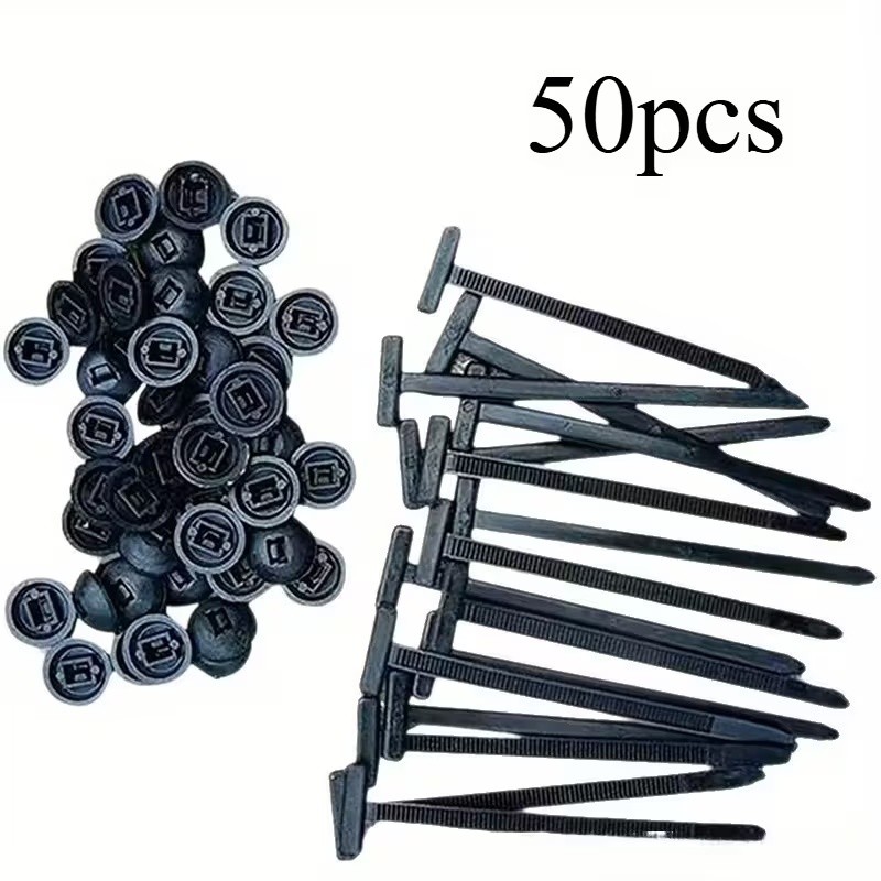 Nylon Universal Cable Tie Buckle, Heavy Duty Self-Locking Nylon Zip Ties Holder