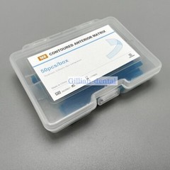 Dental Contoured Anterior Matrix Restoration Matrices Blue Strip M8 0.05mm