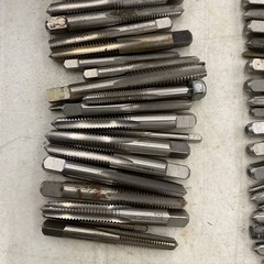 Lot of 100 plus Assorted Machinist Taps Made In The USA, READ Description M0939