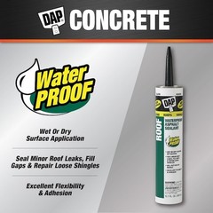 DAP Roof Sealant 10.1-oz Exterior and Specialty Black Paintable Sealant Caulk