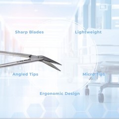 PREMIUM Iris Scissors 4.5″ Dental Veterinary Nursing Surgical Pro New Instrument