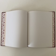Vintage Anything Book™️ Hardcover Blank Journal Unlined Unruled Sketch Art Deco