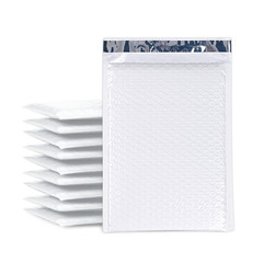 White Bubble Envelopes 7.25×11 Inch Shockproof Express Packaging 100 Packs