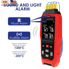 Thermocouple Thermometer Temperature Data Logger 4-Channel K/J/T Type Thermomete