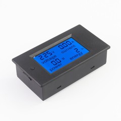 AC 80~260V 20A LCD Digital Volt Watt Power Energy Meter Panel Voltmeter Ammeter