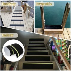 Non Slip Grip Tape with Glow High Friction Deck Grip Tape Strips 6″x24″, 10-Pack