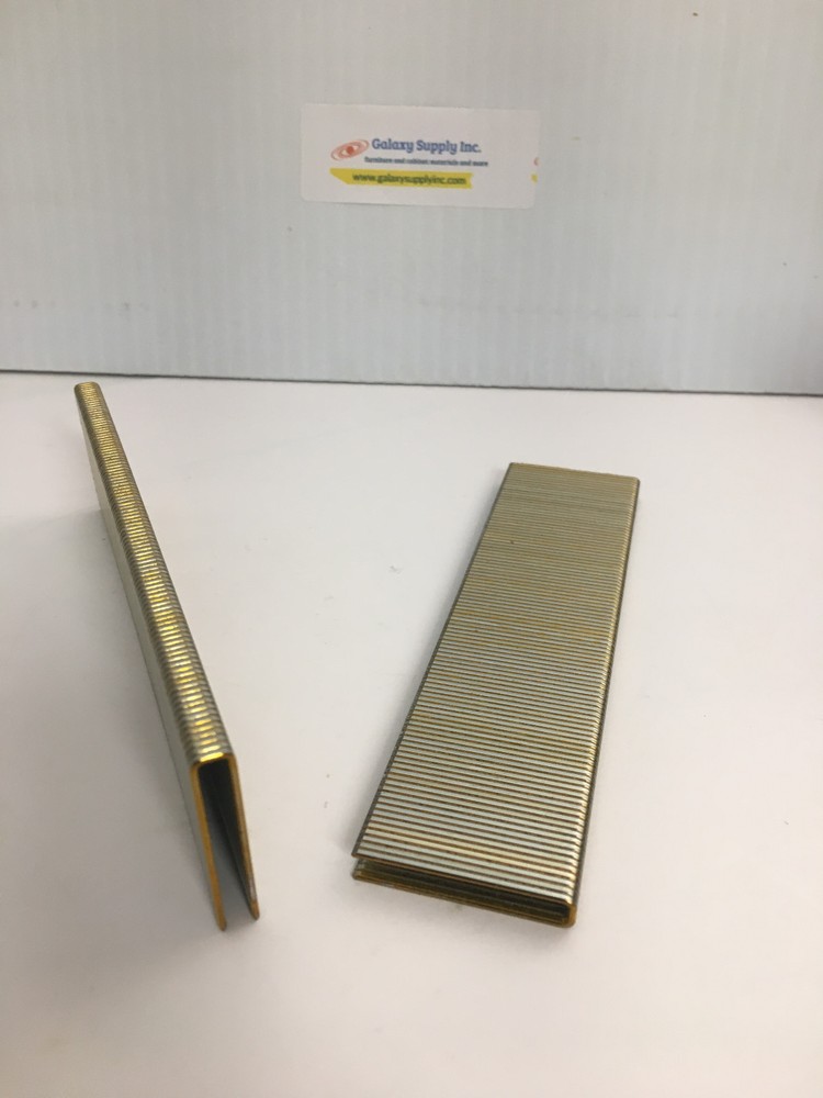 18 Gauge Norrow Galv Staple 1-1/2″ Leg . 5000pcs/box. SALE BY 2 BOXES, UPC901627