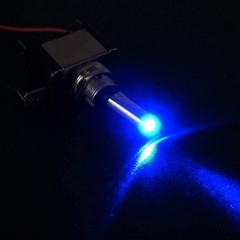 5Pcs 12V 20A Blue LED Toggle Rocker Switch Control ON/OFF Marine Car Boat ATV