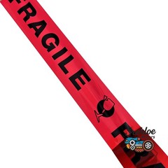 36 Rolls 1.8″ x 100 Yards Red Fragile Tape Black Lettering Box Packing