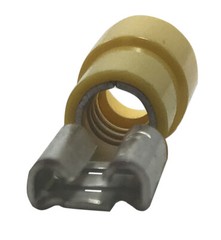 (100) 8 AWG Vinyl Insulated Female Quick Disconnect .250 Wire Terminal Connector