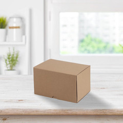 7X5X4 Inches Shipping Boxes Set of 50, Brown Corrugated Cardboard Box Literature