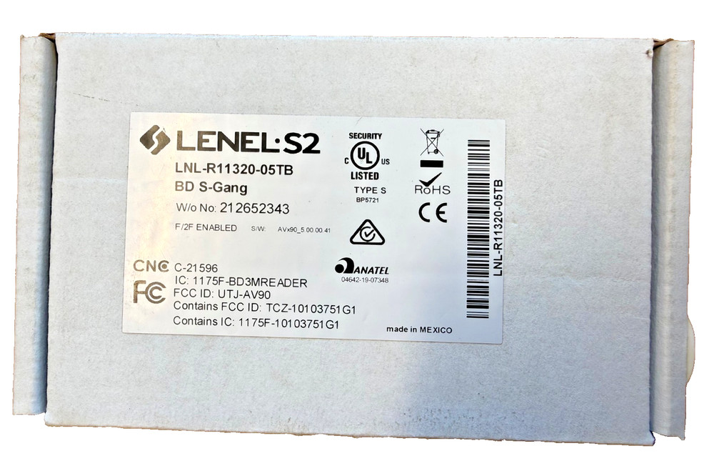 Lenel LNL-R11320-05TB S-Gang Card Reader