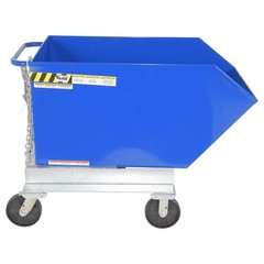 Portable Hopper, Steel, 1/2 Cu. Yd, 2000Lb., P-Hop-0.5