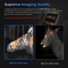 Thermal Monocular AI15 Black Night Vision Monocular