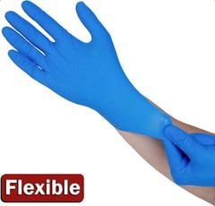 100 4mil NITRILE Disposable Blue Medical Exam Gloves Latex Powder Free S M L XL