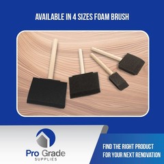 Pro Grade – Foam Brushes – 3 Inch – 36 Piece Poly Foam Brush Set