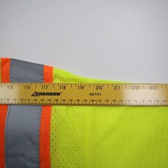ML Kishigo Premium Brilliant Series 1550 Lime Size Med High-Visibility Vest Logo
