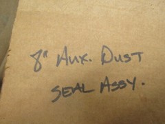 Ingersoll Rand 7674A86G005 8″ Dust Seal Assembly