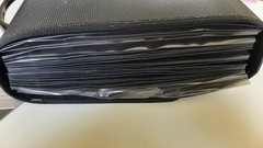 Office Depot Brand Expanding Poly 26-Pocket File, Letter Size, Black