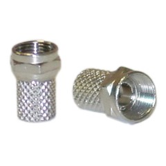 RG6 F-pin Twist On Connector for RG6 cable ASF-20039