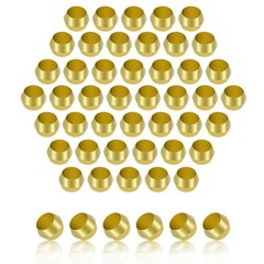 MuHize Brass Compression Ferrules Kit – 50 Pieces 3/8 Inch Inch, 50 pcs