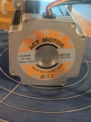 NEMA 34 Stepper motor: ACT Motor 34HS9456 1.8″ 5.6A