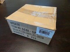 UPDATE INTERNATIONAL SCQL SPE 6 Pcs Square PE Container Lids Green New in Box