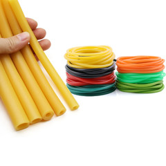 Colorful Natural Latex Tube Elastic Rubber Pipe for Medical Tourniquet Fitness