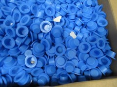x50 1/2″ Tapered Blue Cap Plug LDPE 10-05062 LF15A Alliance Plastic protective