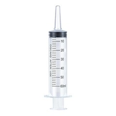 3x 60ml/2oz Plastic Syringe Sterile Plant Water Animal Feeder Individual SEALED