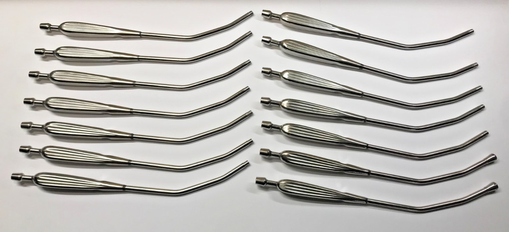 Lot of 14 V. Mueller AS165 Yankauer Suction Tube C03 G21 H13 K07 K14 K16 K21 L20