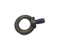USED Unbranded 35mm ID 62mm OD M16 x 2 Forged Eye Bolt w/ Shoulder