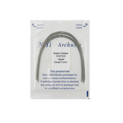 10pcs/pk Orthodontic Arch Wire Niti Stainless Steel Round Rectangular Natural