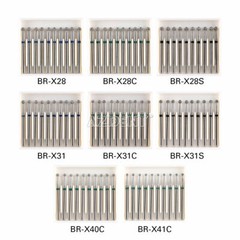 AZDENT Dental Diamond Burs Round Ball FG 1.6mm for High Speed Handpiece