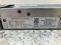 LOT OF 2 — Conversion Devices, Inc. SMD275-24-BBU-1 Medical Use Power Supply