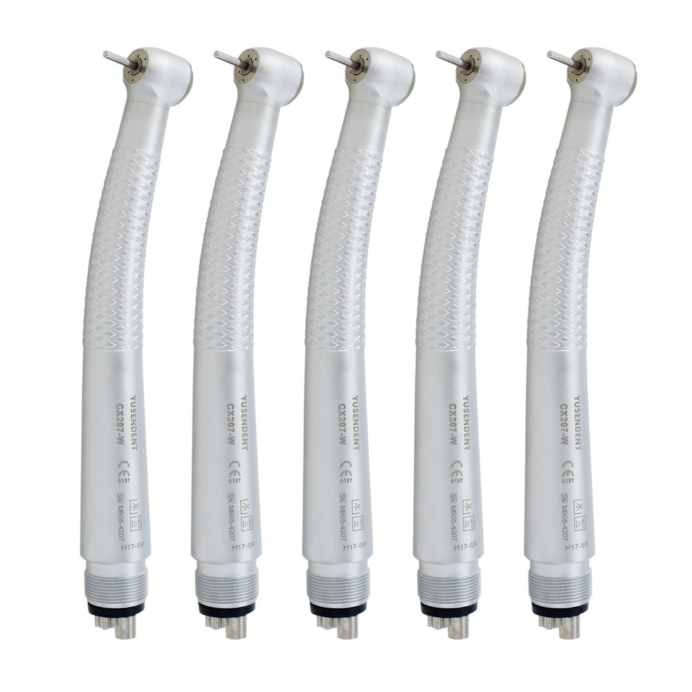 5x COXO Dental Handpiece High Speed Turbine Midwest 4 Hole CX207-W H17-SP M4