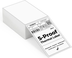 500 Fanfold 4×6 Shipping Labels Direct Thermal Commercial