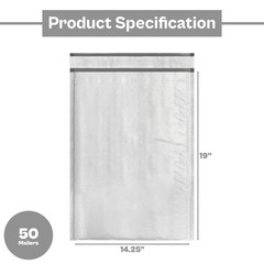 50 #7 Poly High Quality Bubble Mailers Envelopes Bags 14.25×20