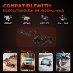 83665 Winch Remote Control For Warn M8000 M10000 M12000 VR8000 VR12000 HS9500