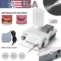 LED Dental Ultrasonic Piezo Scaler Handpiece Bottle Fit EMS Cavitron Woodpecker