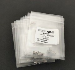100Packs Dental Orthodontic Buccal Tube 2nd Roth 0.022 Molar Bondable No-cov