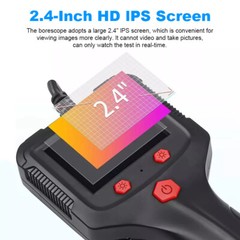 HD 1080P LED Handheld Industrial Endoscope Borescope 8mm Inspection Snake Camera